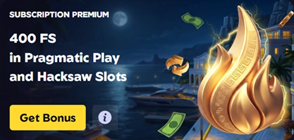 ZeuzBet Casino Subscription Premium 400 FS in Pragmatic Play and Hacksaw Slots