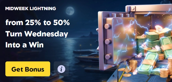 ZeuzBet Casino Midweek Lightning bonus: 25-50% turn Wednesday into a win